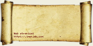 Hana Vesić vizit kartica